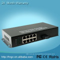 Fiber to 8 port rj45 ethernet schalter 10/100 / 1000M EPON medienkonverter sm mm faser konverter